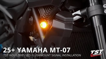 How to Install TST LED Front Flushmounts on a 2025+ Yamaha MT-07 by TST Industries