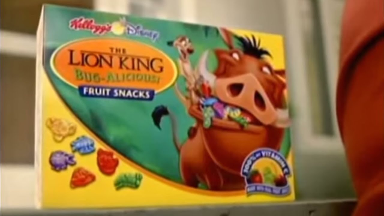 Kellogg’s Disney The Lion King Bug-alicious Fruit Snacks commercial (2004)