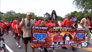 Family, community march for justice after Miramar killings