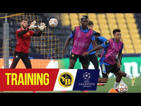 Reds train ahead of Champions League opener | Young Boys v Manchester United | Ronaldo, Pogba, Bruno