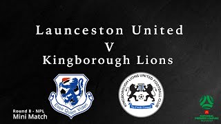 Launceston United v Kingborough Lions NPL Round 8 Mini Match Highlights ⚽️🔥