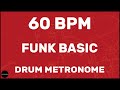 Funk Basic Drum Metronome Loop 60 BPM mp3