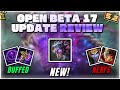 SNEK BOI IS HERE + Small Buffs &amp; Nerfs! | Open Beta 17 Patch Notes Review