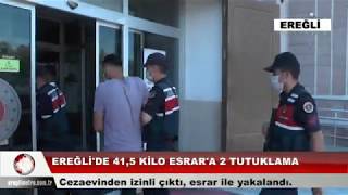 Ereğli̇de 41,5 Ki̇lo Esrara 2 Tutuklama