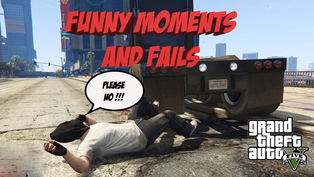 GTA V Trucks VS Bikes Funny Moments YouTube