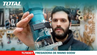 Fresadora Router De Mano 600W Total Tlt6001 Por