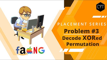 Leetcode-1734 | Decode XORed Permutation | Bit Manipulation | Optimal | C++