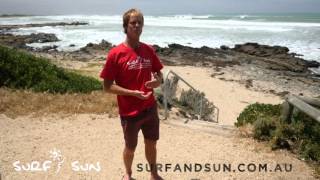 How to fall off a surfboard safely