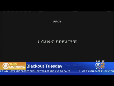 Vidéo: Blackout Tuesday Met La Musique En Pause Pour La Justice