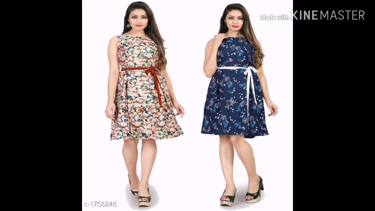 Myhra Stylish American Crepe Dresses | chilmart.com