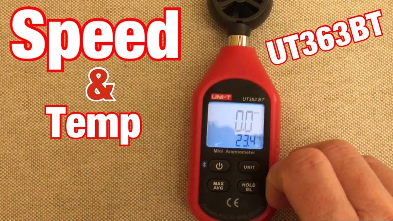 UNI-T Anemometer Demo