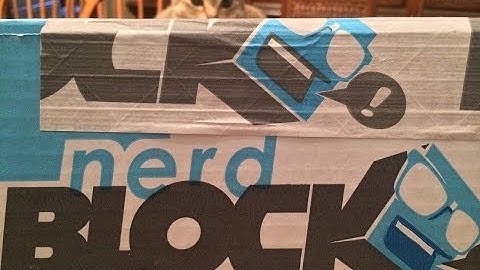 March 2014 Nerd Block Unboxing