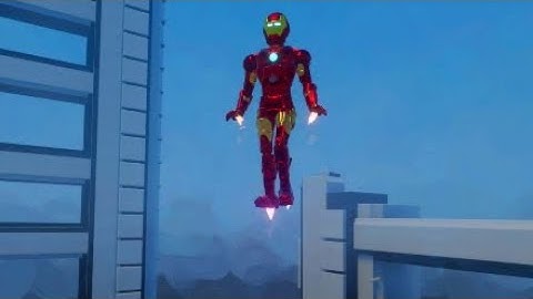 Dreams PS4 Avengers Iron Man Mark III Fully Working Flying Character Dreams Early Access