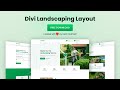 Divi Landscaping Layout by DiviFlash [FREE DOWNLOAD]