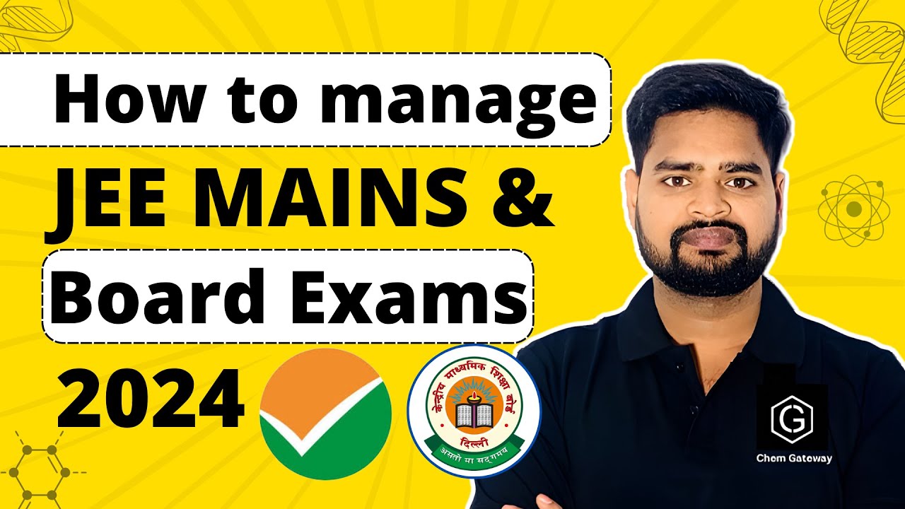 How to manage both JEE Main 2024 and CBSE Board Exam 2024 | in Hindi ...