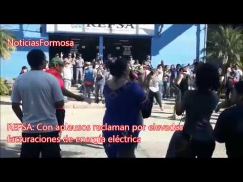 Protesta frente a Refsa por tarifas eléctricas