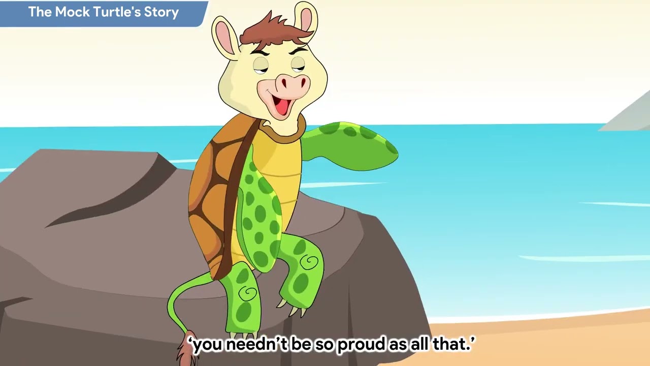 Ch 8 | The Mock Turtle’s Story | English | Class 04 | For children