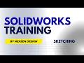 SolidWorks Sketch Tutorial | 2D Bracket Design| Beginner to Advanced | Nexzen Design Solutions