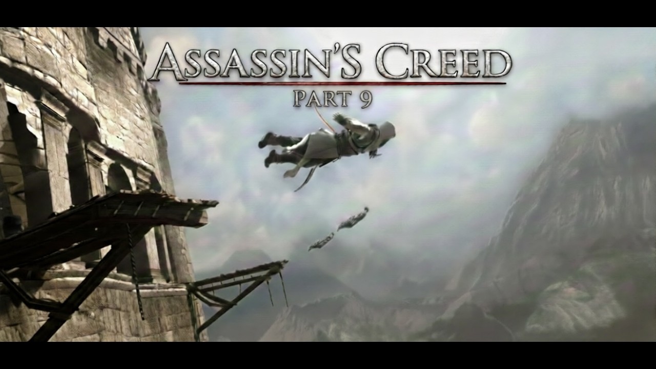 Assassin's Creed 1 100% | Walkthrough | Jerusalem and  Jerusalem Cross flags Memry Block 4 part 9