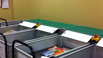 Post Road Library Automated Materials Handler- Sorting Items