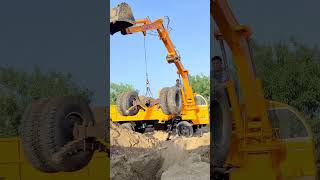 Unlike truck-mounted digging, a winch pulls wood. One machine can be used for multiple purposes,