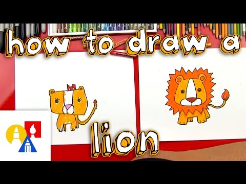 Video: How To Learn To Draw A Lion