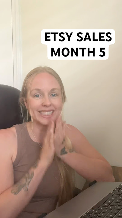 How much I made in my Etsy shop in month 5! #digitalproducts #etsyshop #canvatemplates