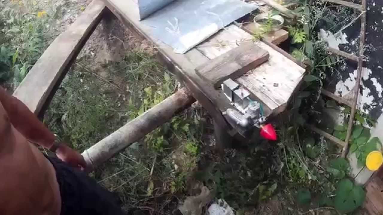 Микродвигатель МДС-6,5 КРУ с карбюратором от Радуги 7 - YouTube