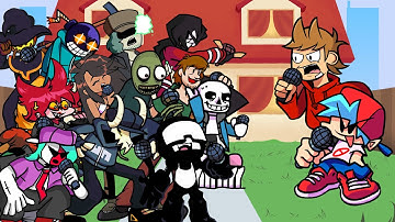 FNF Norway But - Different Characters Sing It (Everyone Sings Norway)