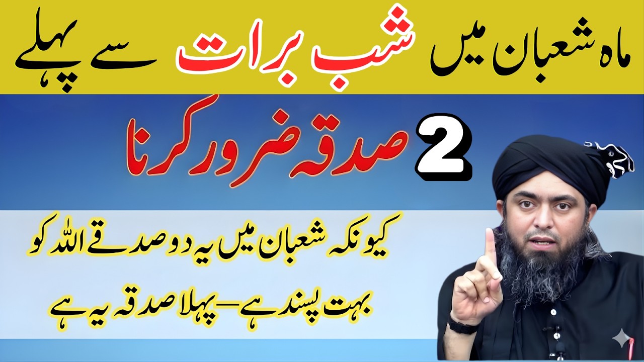 Shab e Barat Se Pehle Yeh 2 Sadaqah Kar Lo | Mahe Shaban Me Allah Ko Sab Se Zyada Pasand Eng M Ali