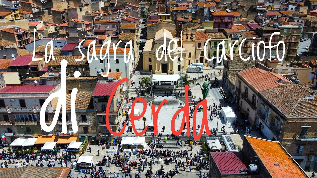 La sagra del carciofo di Cerda - dji mini 2