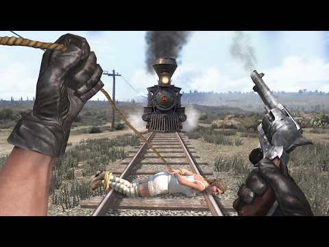 Red Dead Redemption in VR is ACTUALLY REAL.