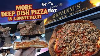 A slice of CHICAGO DEEP DISH PIZZA in CONNECTICUT?? Giovanni's Brick Oven Pizzeria in Glastonbury!