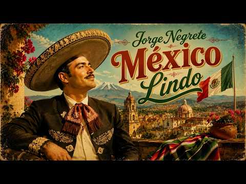 Jorge Negrete – México Lindo, Ranchera. 🇲🇽 (Canción con Letra - Video Lyric)
