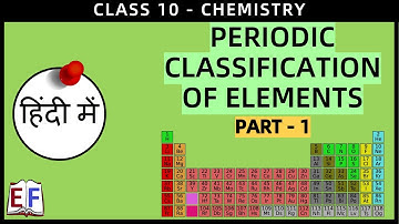 Periodic Classification of Elements (हिंदी में) #1 | Class 10 Science
