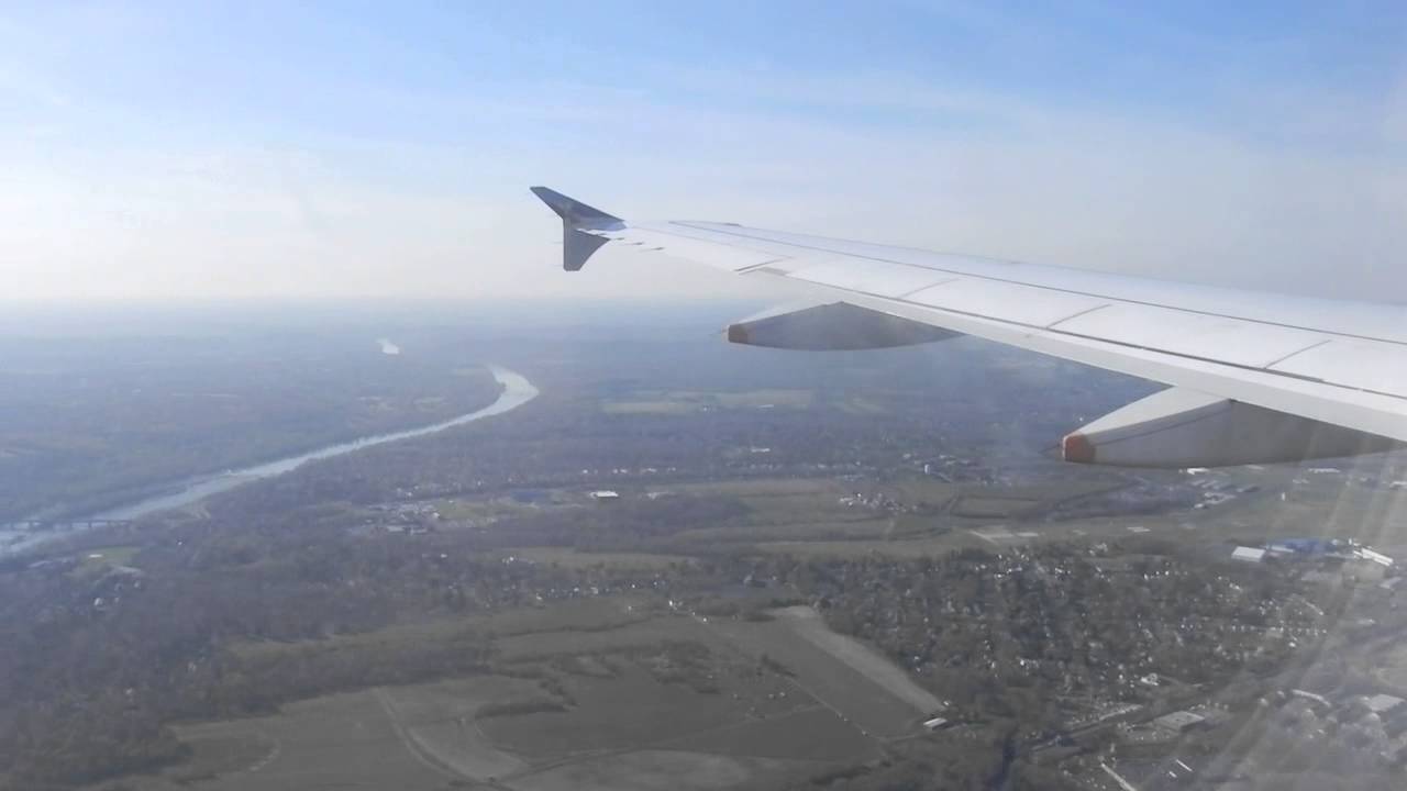 Frontier Airlines Airbus A319 Landing in Trenton YouTube