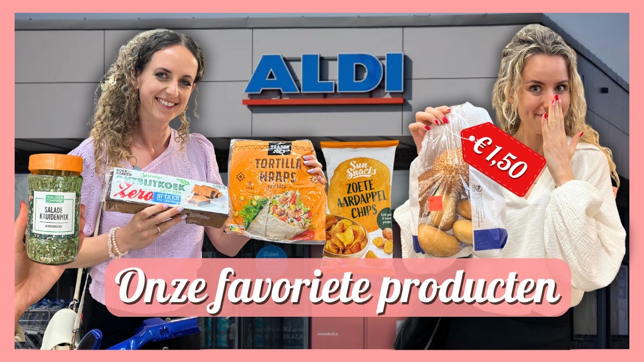 ALDI: Dit zijn onze FAVORIETE PRODUCTEN 🍑🛒 - Deel 2: Weekboodschappen 🍞🥑 - Travelling Sisters
