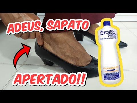 Vídeo: 3 maneiras de esticar sapatos de couro com biqueira aberta