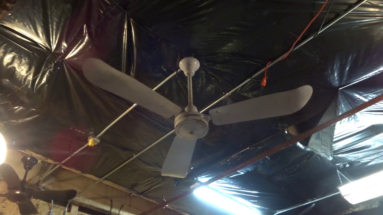 Banvil Goldline Union made era idustrial ceiling fan YouTube