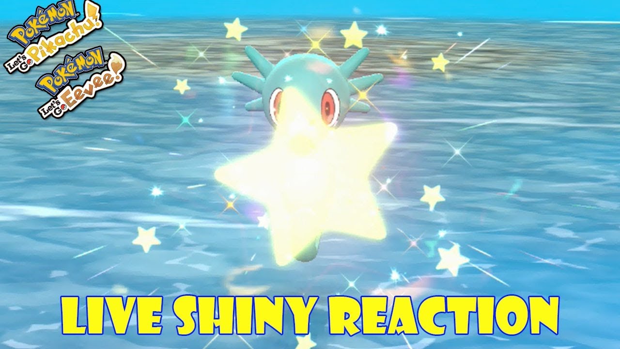 | LIVE! | SHINY HORSEA in 154 encounters! Pokémon Let's Go Pikachu and Pokémon Let's Go Eevee
