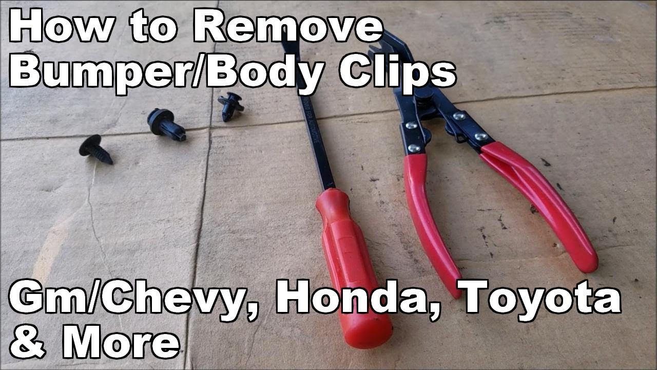 How To Remove Bumper Retaining Clips (Removing Gm/Chevy, Honda, Toyota Auto Body Fasteners))