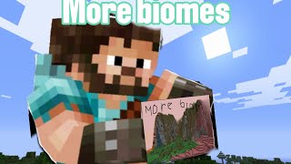 Обзор мода  More biomes (Minecraft)