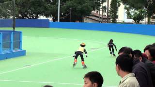 20101226 哲綸 屏東縣議長盃溜冰錦標賽 幼童男 300M 決賽