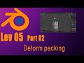 Blender Level 05 Packaging Design Part02 عمل مودلينج لعلبة باكينج