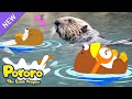 [4K] Pororo Sea Animal Song | Sea Otter Holding a Clam! | Otter Song | Animal Song for Kids