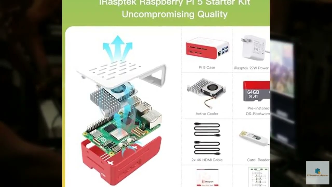 arstudy Kit de déarrage Raspberry Pi 5 - Édition 64 Go, Raspberry Pi