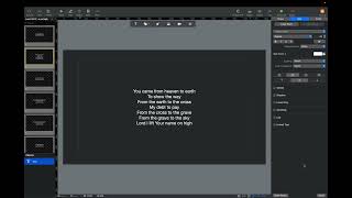 ProPresenter: Live Edits