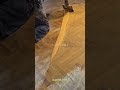 The Secret to Restoring Wooden Floors to Perfection#shorts #construction#shortvideo #satisfying#fyp