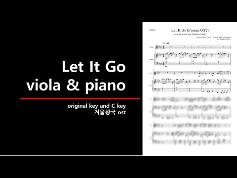 Let It Go (viola & piano) -  Robert Lopez /  Kristen Anderson-Lopez