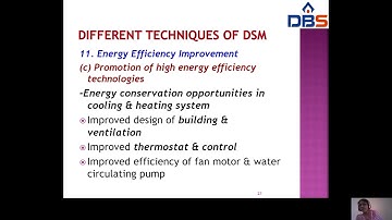 Techniques Of DSM | Introduction Of Demand Side Management | EEE | Online Education | DBS Talks